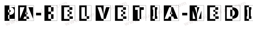 PA-Helvetia-Medium Medium字体转换